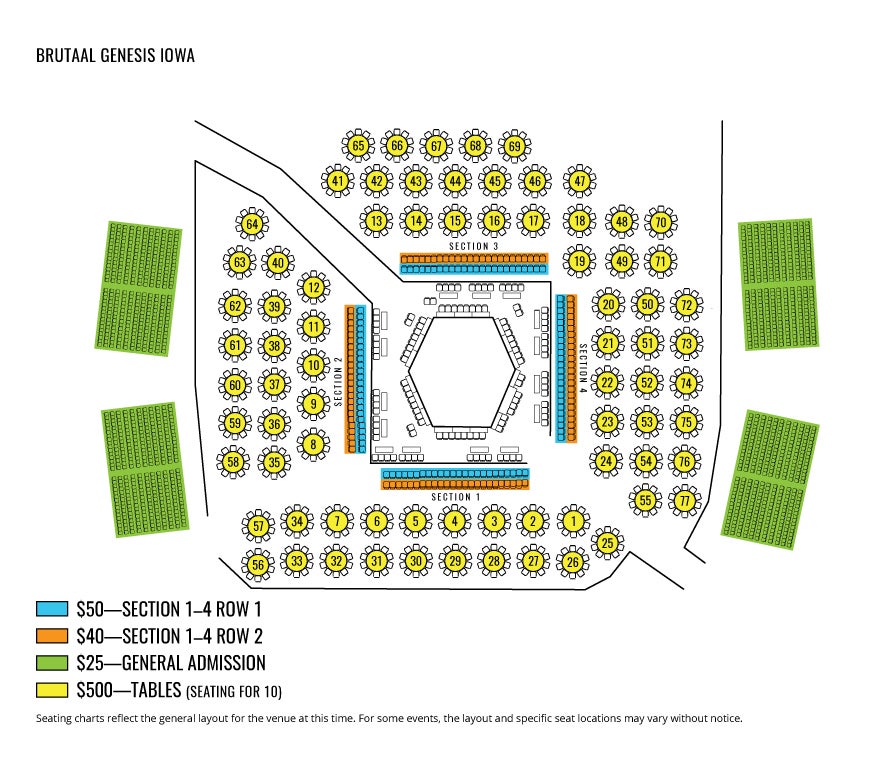 seating charts iowa events center iowa event center seating chart