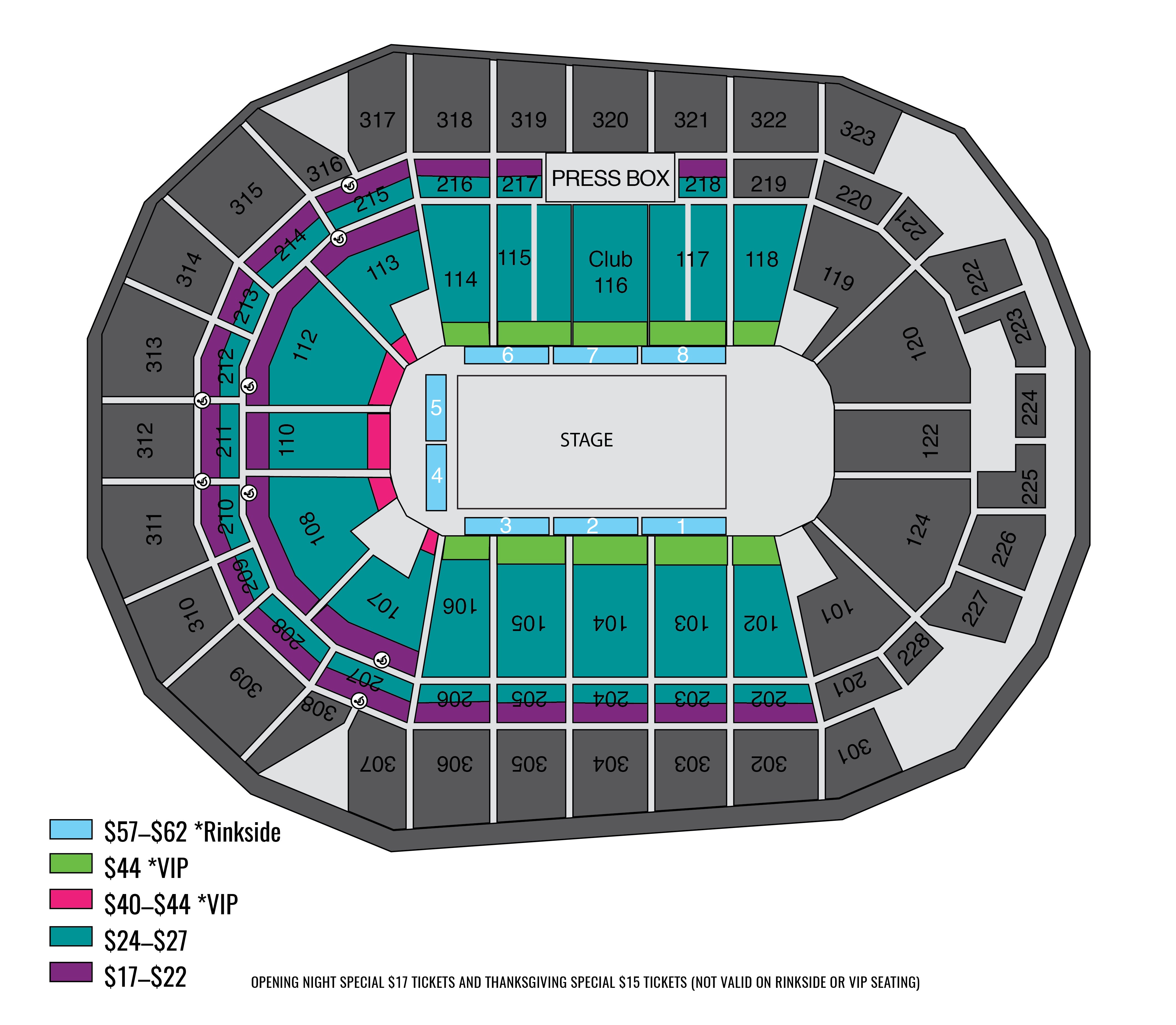 seating charts iowa events center iowa events center seating chart