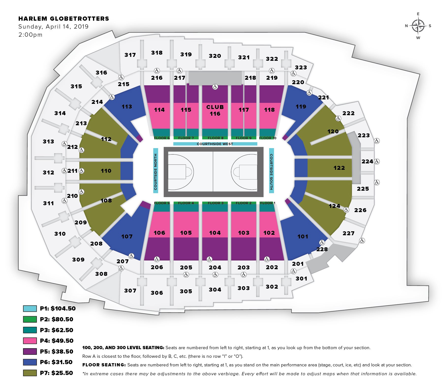 Wells Fargo Arena Seating Chart Virtual Tour