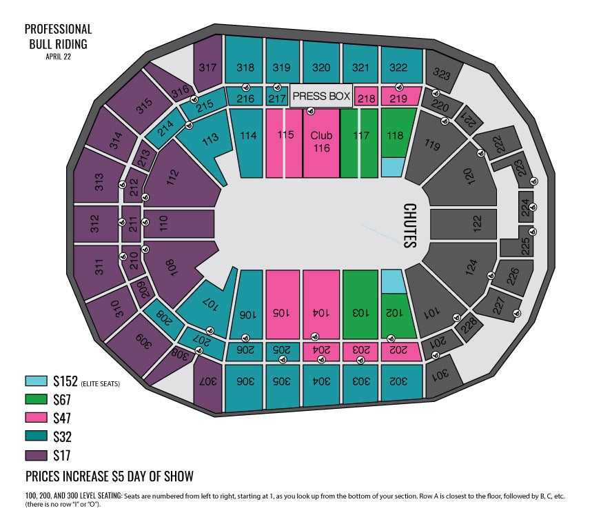 seating charts iowa events center ucsb events center seating chart