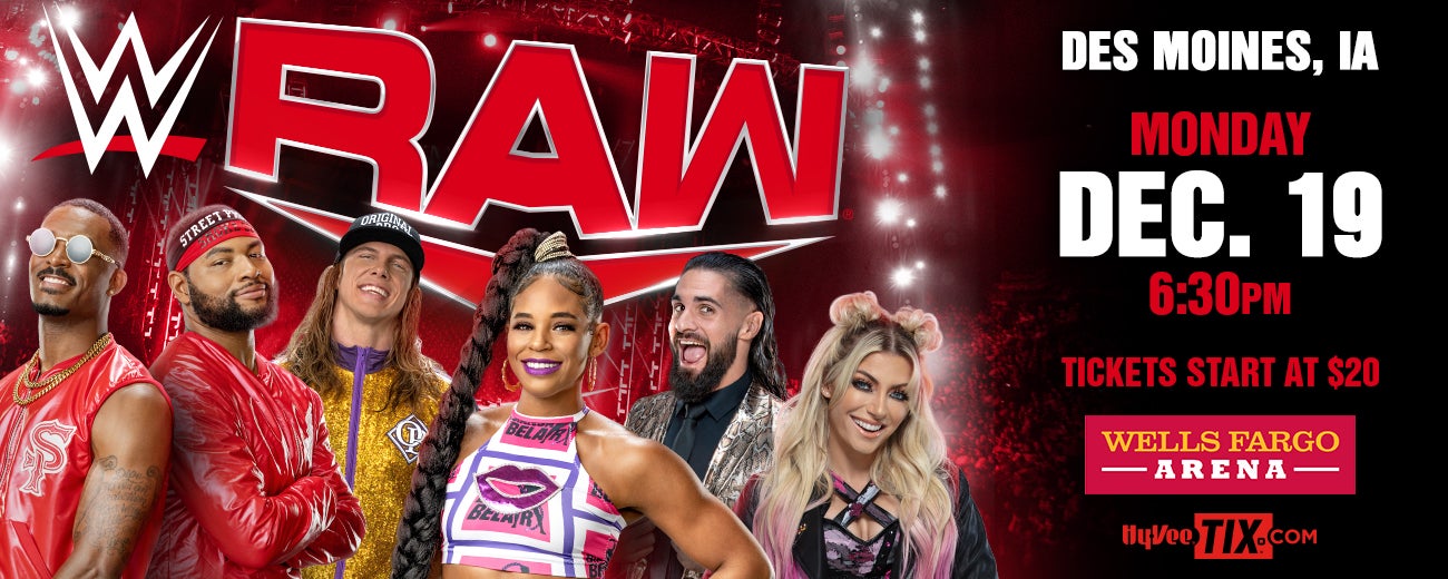 WWE Monday Night RAW Iowa Events Center