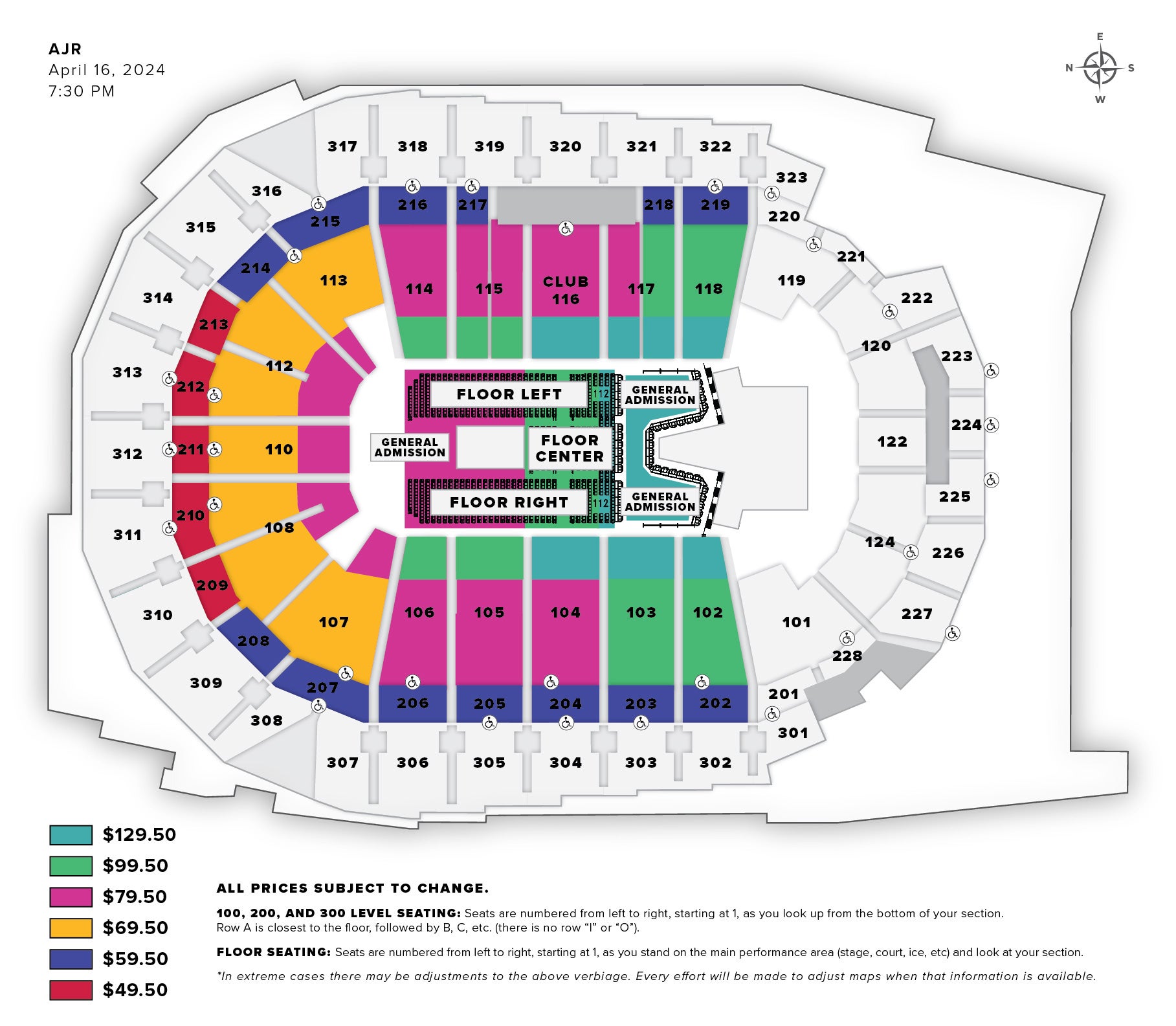 Seating Charts Iowa Events Center