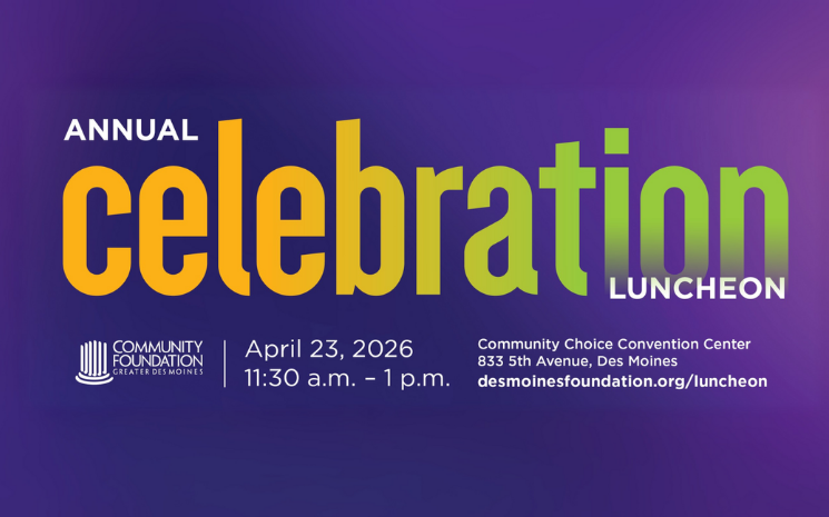 More Info for Community Foundation Celebration Luncheon & Report to the Community