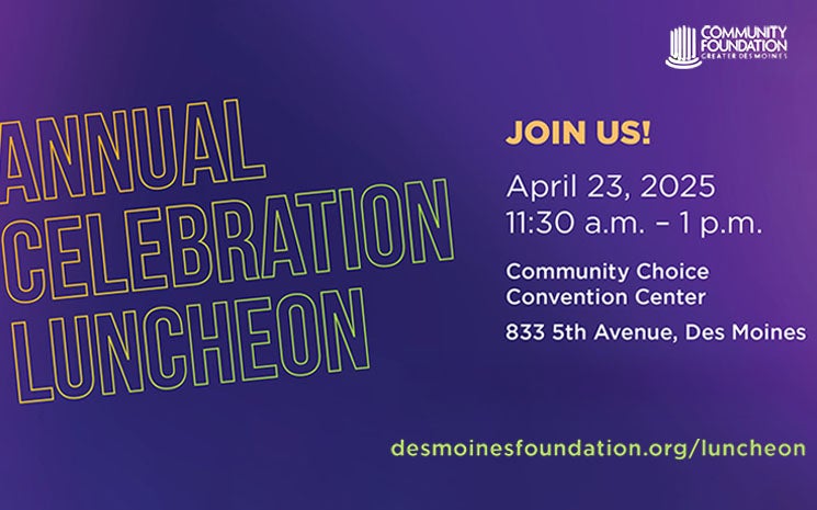 More Info for Community Foundation Celebration Luncheon & Report to the Community