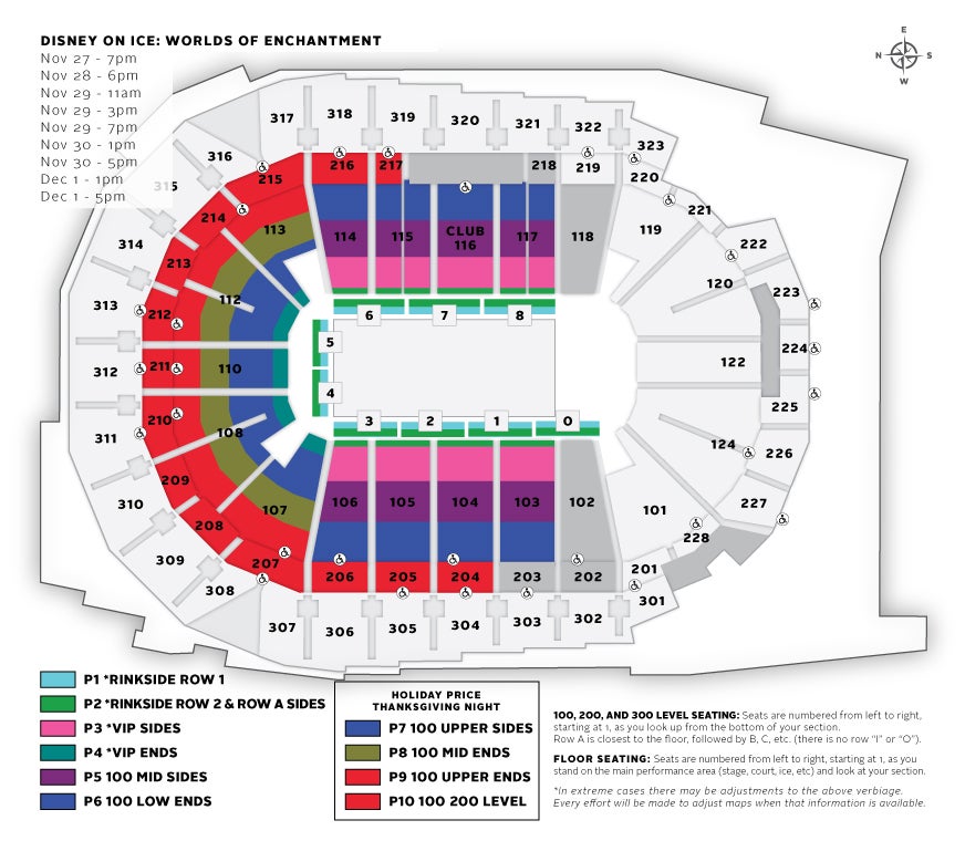 Wells Fargo Flyers Seating Chart