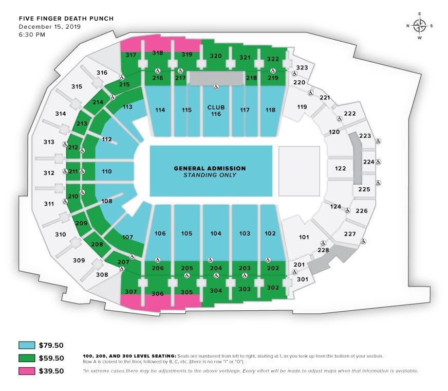 Wells Fargo Center Seating Chart With Rows