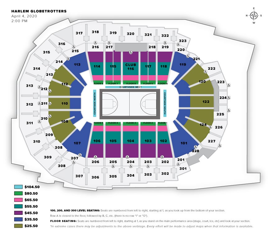 Wells Fargo Arena Seating Chart Virtual Tour