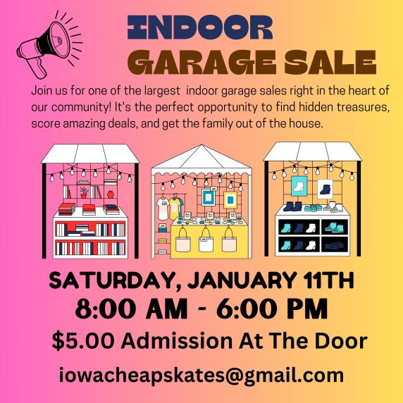 Big Indoor Garage Sale Extravaganza | Iowa Events Center