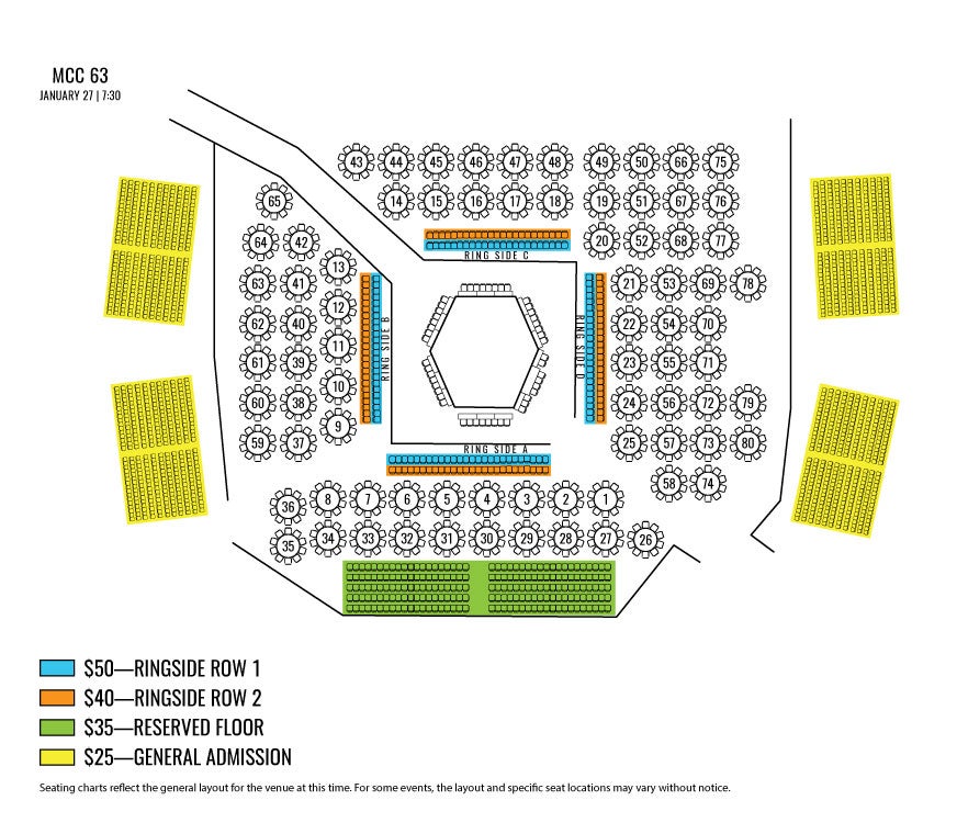 Mcc Members Seating Map