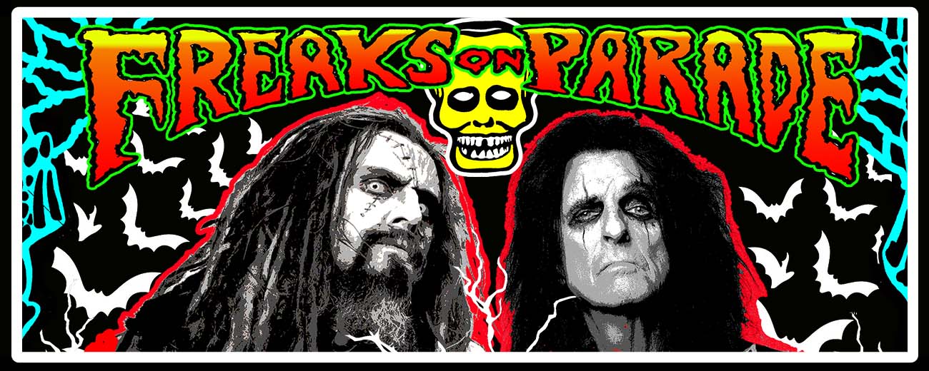 ON SALE NOW! Rob Zombie and Alice Cooper Freaks On Parade Tour 