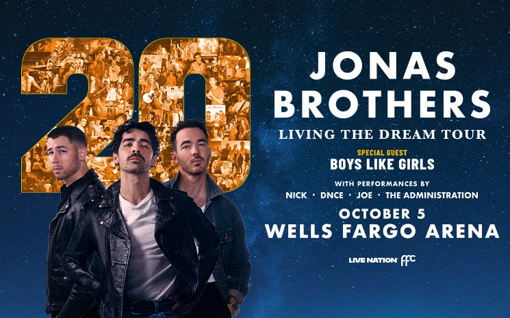 More Info for Jonas Brothers - JONAS20: LIVING THE DREAM TOUR