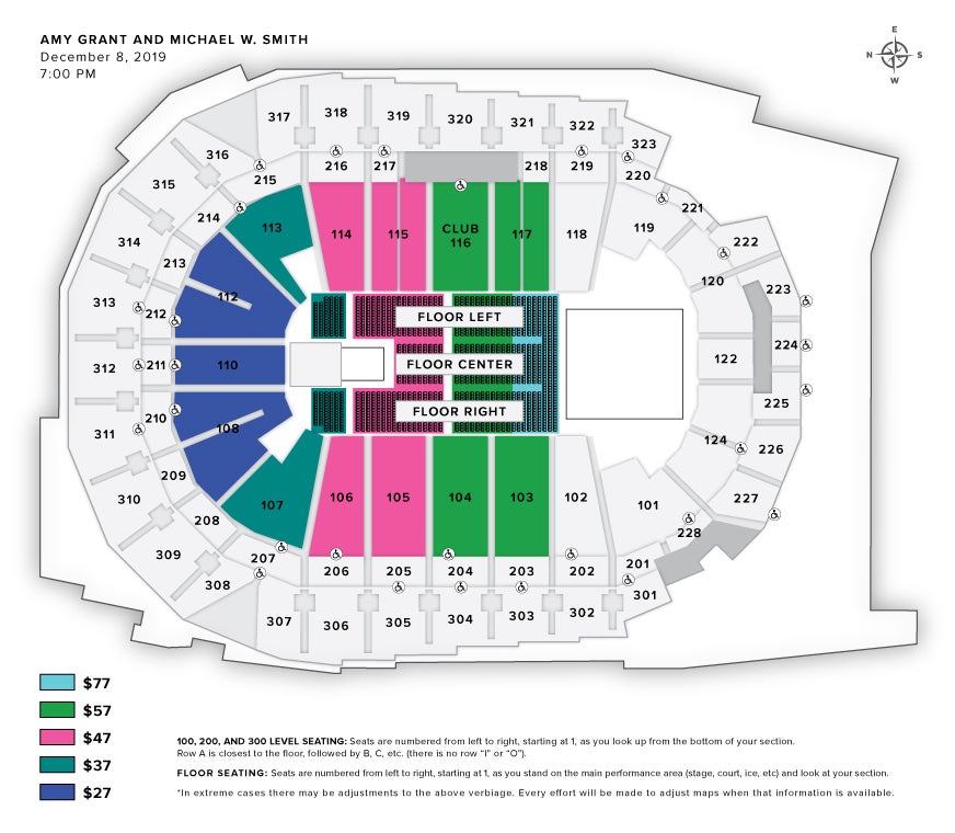 Wells Fargo Seating Chart With Rows