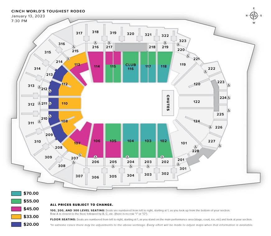 Seating Charts | Iowa Events Center