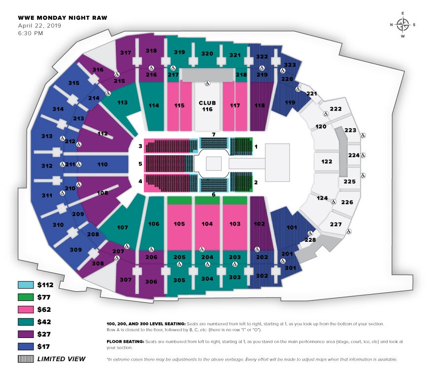 seating charts iowa events center wells fargo arena wwe seating chart